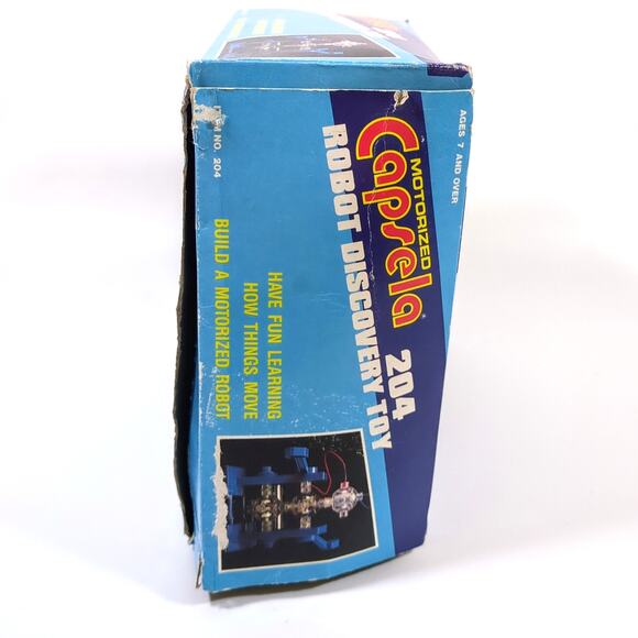 Vintage 1990 Capsela 204 Motorized Science Robot Discovery Toy 7+ No Instruction - Picture 5 of 8